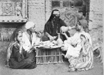 An arab family having a meal - 1870