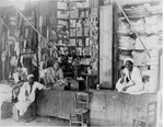 A shop in the bazaar - 1870