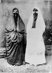 Arab women pose for the camera