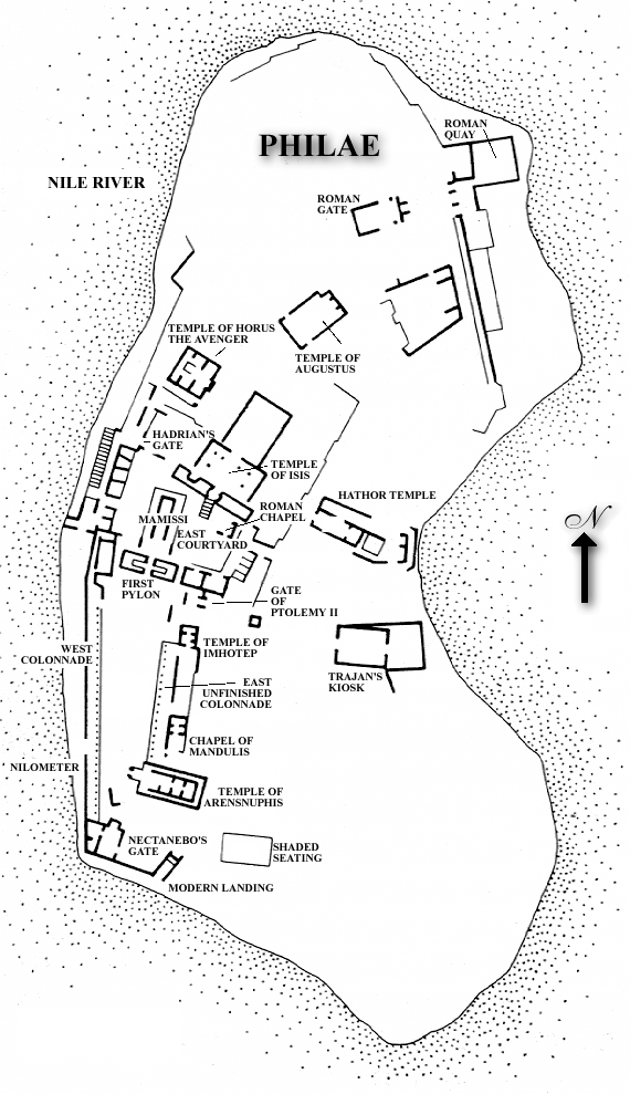 Map of Philae