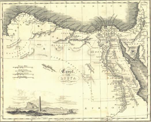 Egypt Map Libya