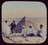 Reaching the top of the Great Pyramid