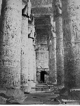 Collonade at the Temple of Dendera